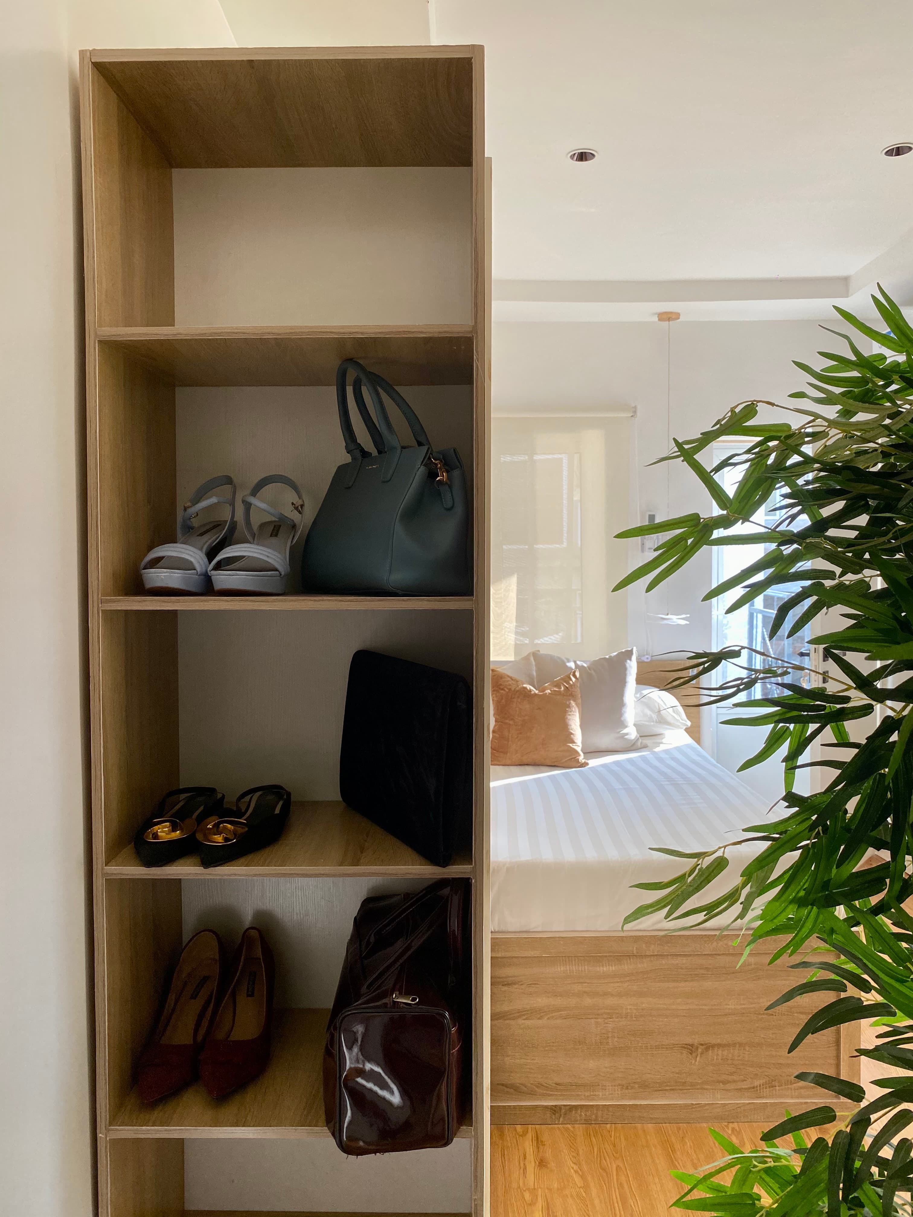 Guest chalet — wardrobe detail